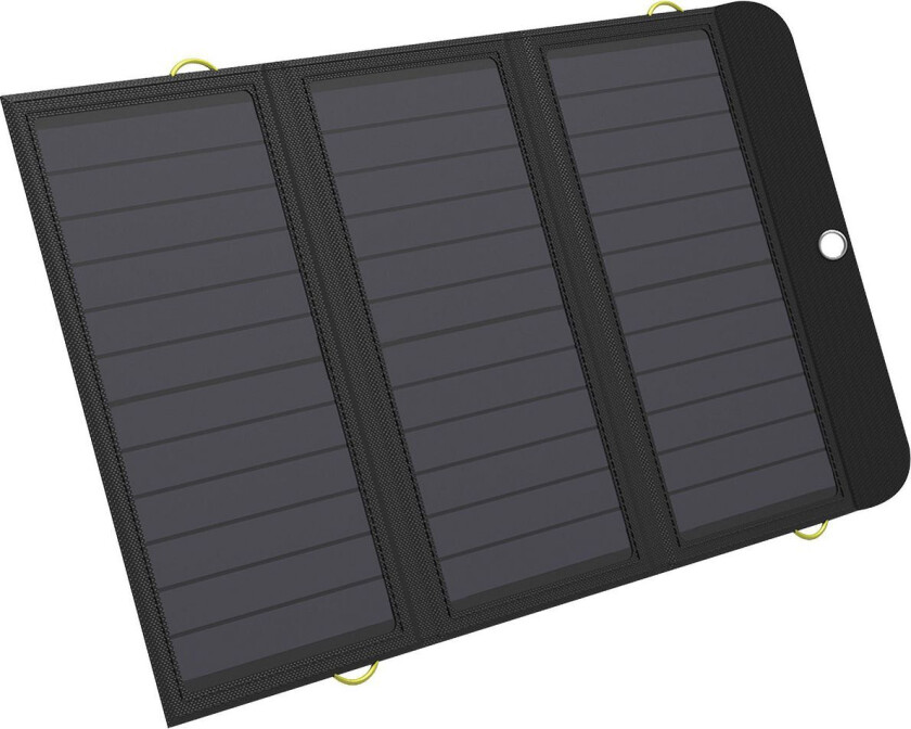 Solcellelader 21 Watt 2xusb + Usb-c