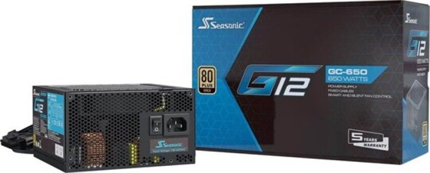 Bilde av Seasonic G12 Gc-650 80+ Gold Psu 650w 80 Plus Gold