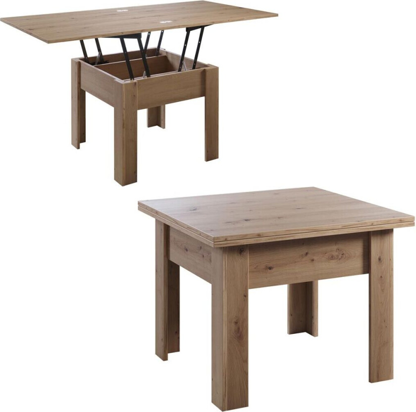 Flipp sofabord, spisebord eik dekor.