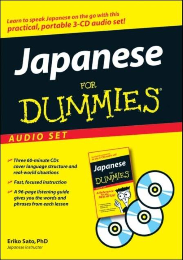 Japanese For Dummies Audio Set av Eriko (State University of New York at Stony Brook NY) Sato