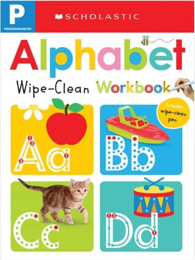 Pre-K Alphabet Wipe-Clean Workbook: Scholastic Early Learners (Wipe-Clean) av Scholastic Early Learners, Scholastic