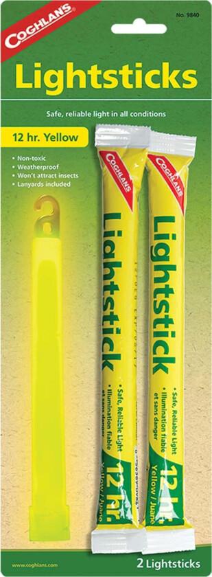 Lightsticks - 2-pack OneSize, Yellow