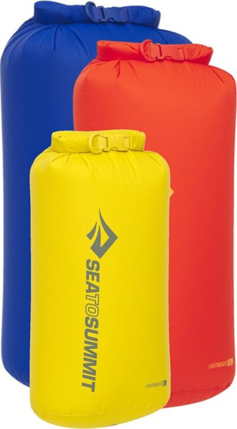 Sea To Summit Lightweight Eco Dry Bag 3-Piece Set L 8. 13 & 20 L, Mixed