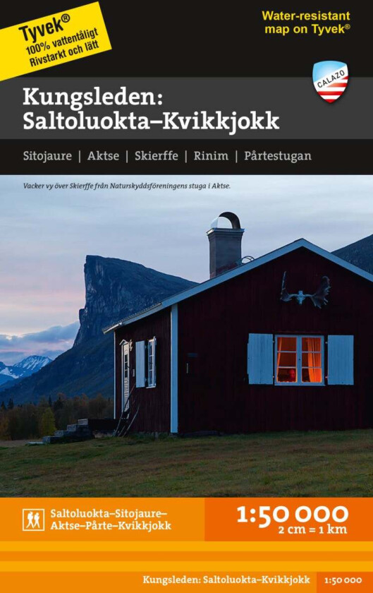 Saltoluokta – Kvikkjokk 1:50 000 OneSize, Nocolour