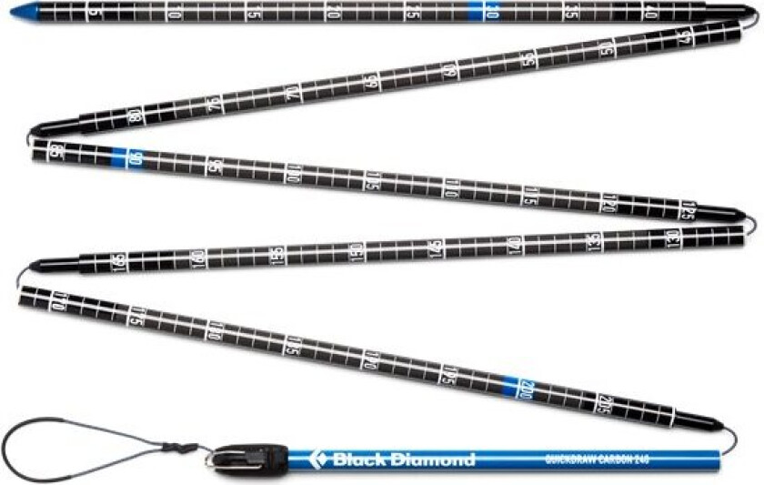 Bilde av Quickdraw Carbon Probe 240 OneSize, Black/Blue
