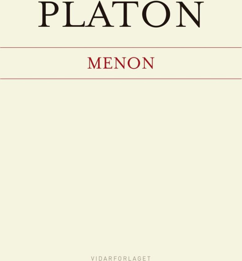Menon av Platon