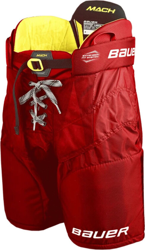 bauer S23 Supreme Mach Pant 23/24, hockeybukse, barn RED