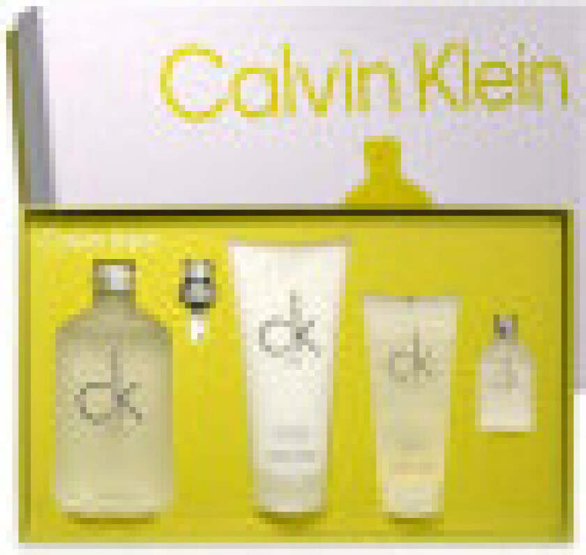 Ck One Edt 200ml + Edt 15ml + Skin Moisturizer 200ml + Bodywash 100ml Giftset