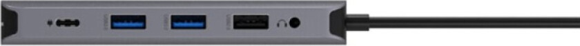 12-i-1 type C-Mini Dock Sølv