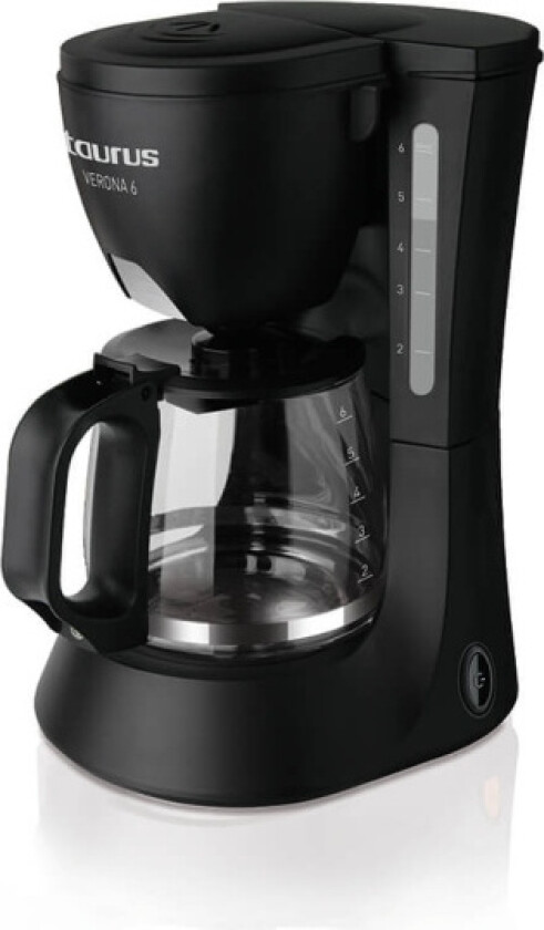Coffee Maker 6 Cups Black