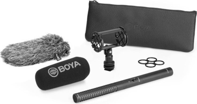 Boya By-pvm3000m Professional Shotgun Microphone (medium) Svart