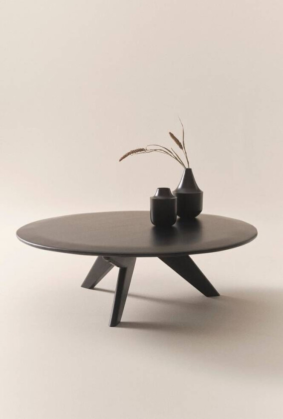 sofabord ø 110 cm Svart