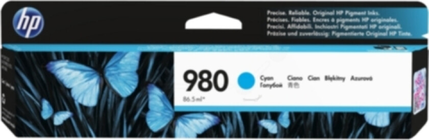 Hp Blekk Cyan 980, 6,6k - Officejet X555/x585