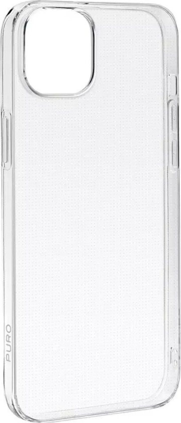 iPhone 15 Plus "NUDE" Ultra Slim Plast Bakdeksel 0.3mm - Gjennomsiktig
