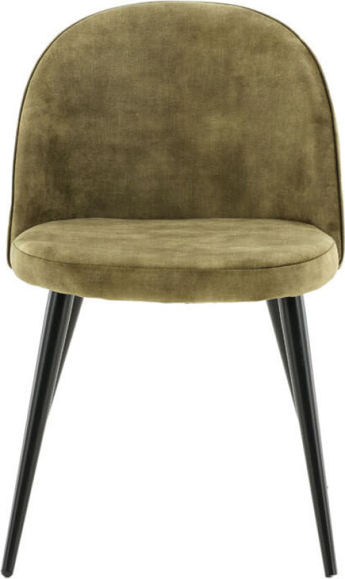Velvet spisestuestoler velour grønn, svart.