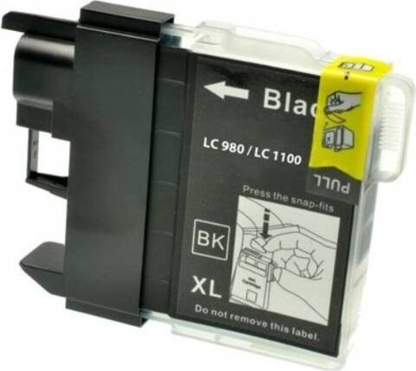 Blekk Svart Lc980bk - Dcp-145c/165c