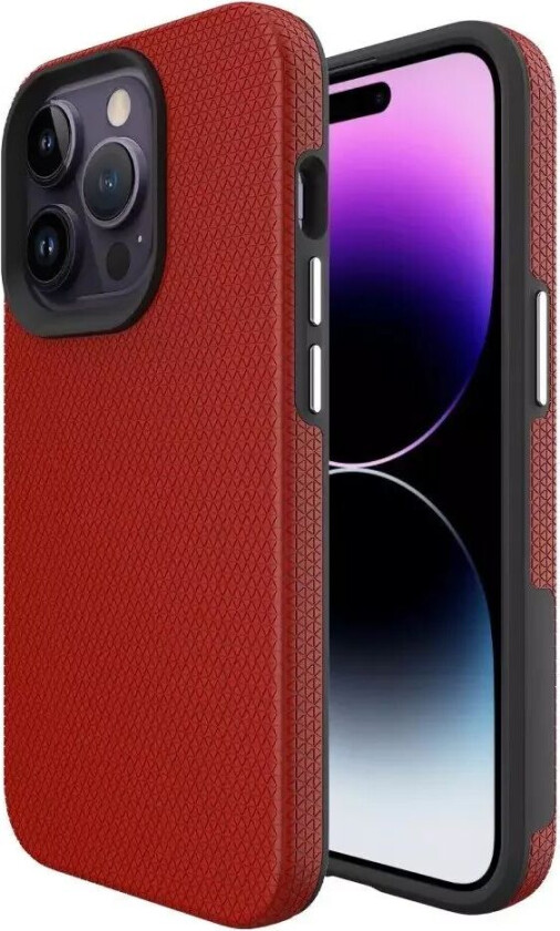 iPhone 15 Pro Plast Håndverker Deksel - Rød