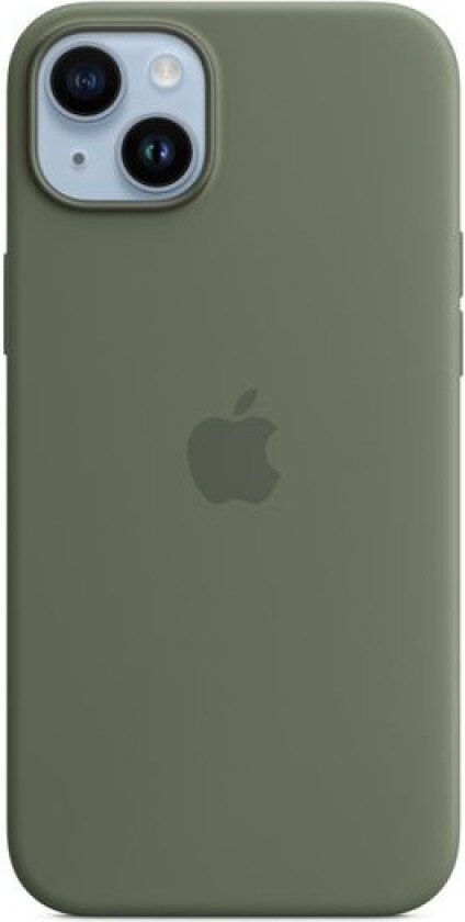 iPhone 14 Plus Silicone Case with MagSafe - Olive