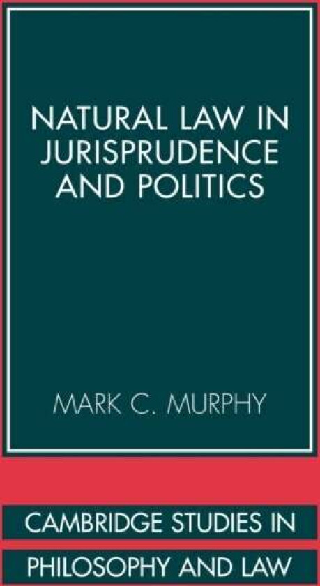 Natural Law in Jurisprudence and Politics av Mark C. (Georgetown University Washington DC) Murphy
