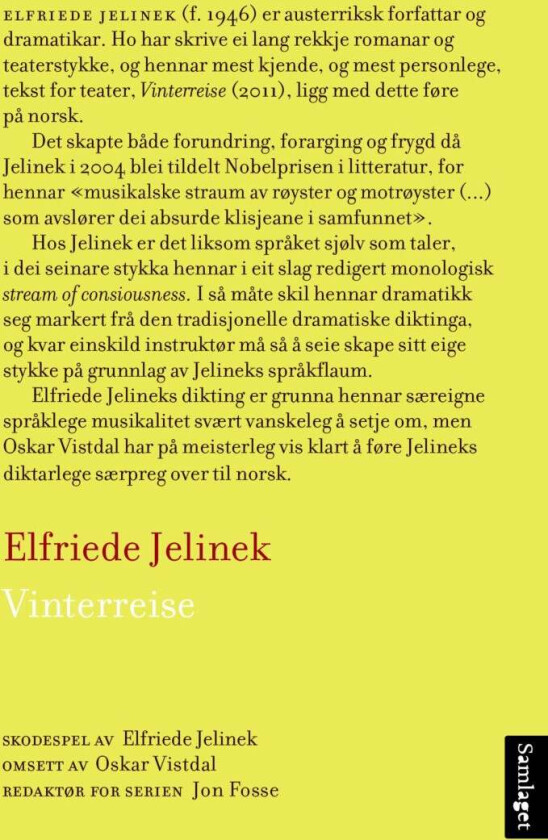 Vinterreise av Elfriede Jelinek