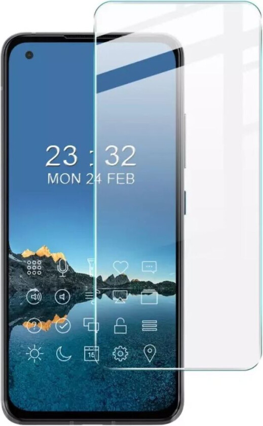 Asus Zenfone 8 Glass-Pro Skjermbeskytter - Case Friendly - Gjennomsiktig