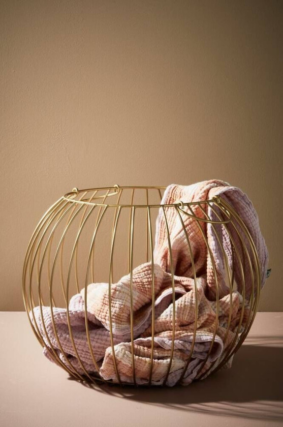 CARLA oppbevaringskurv Messing