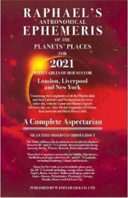 Raphael's Ephemeris 2021 av Edwin Raphael