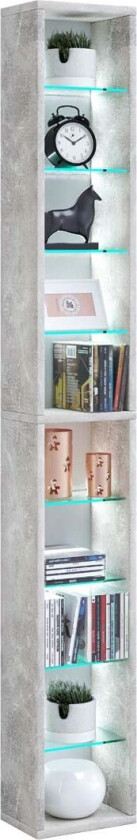 RasitoXL hylle vegghengt 10 hyller betong dekor.