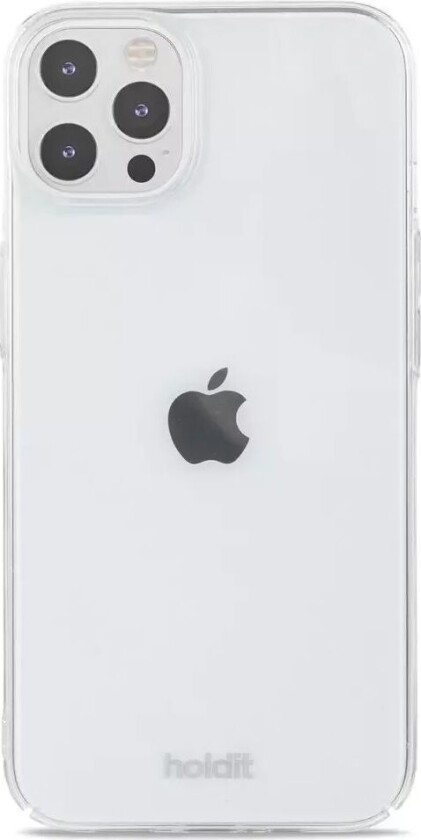 Holdit iPhone 12 / 12 Pro Slim Plast Deksel - Transparent
