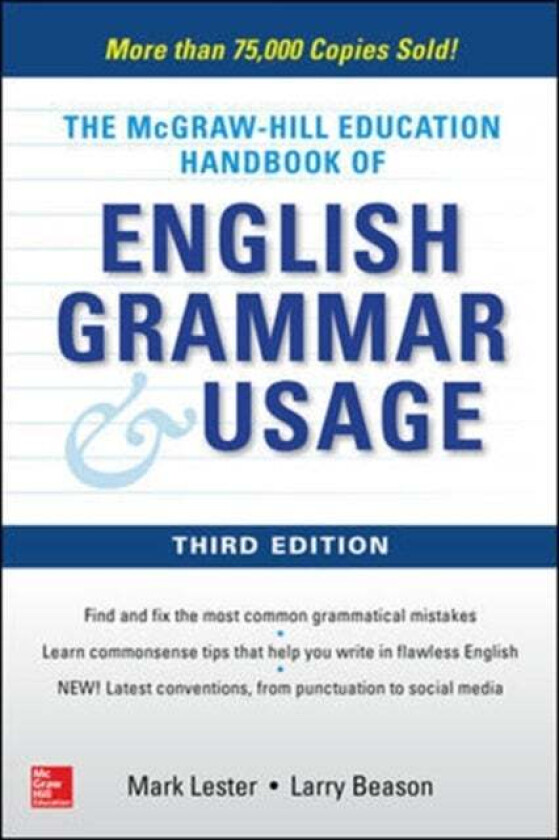 McGraw-Hill Education Handbook of English Grammar & Usage av Mark Lester