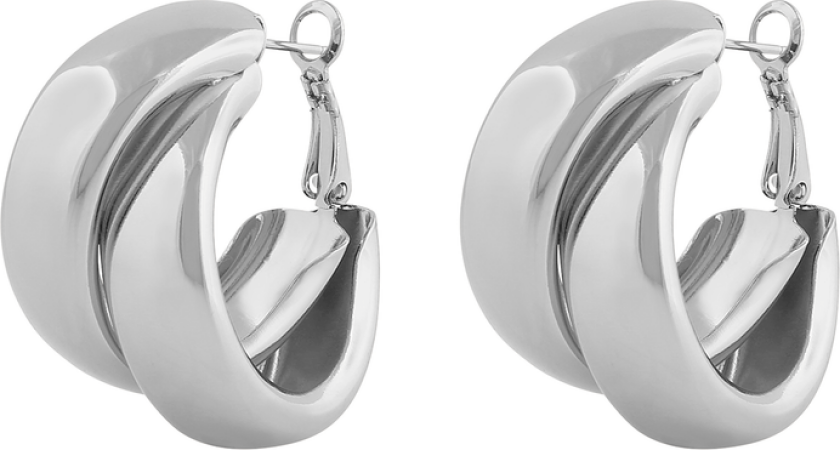 Snö Of Sweden Lucia Ear Plain Silver Onesize