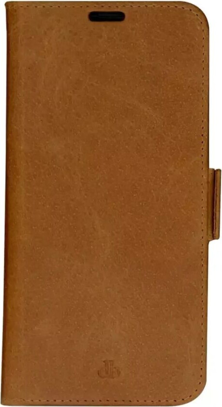 iPhone 13 dbramante1928 Copenhagen Skinn Magnet Flip-Deksel - Tan