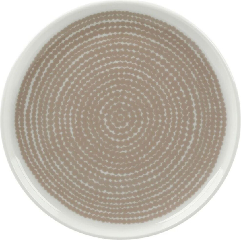 Siirtolapuutarha asjett Ø13,5 cm White-beige