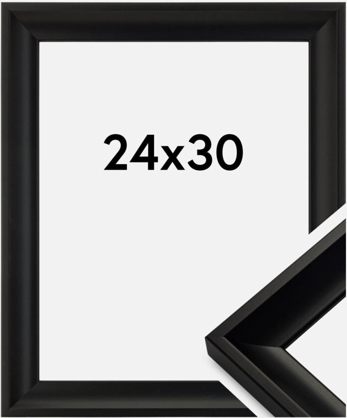 Ramme Öjaren Akrylglass Svart 24x30 Cm