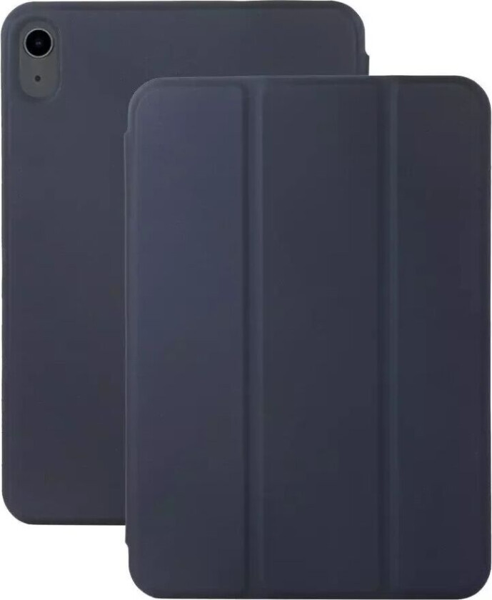 iPad Mini (2021) Magnetisk Tri-Fold Flip Deksel - Mørk Blå