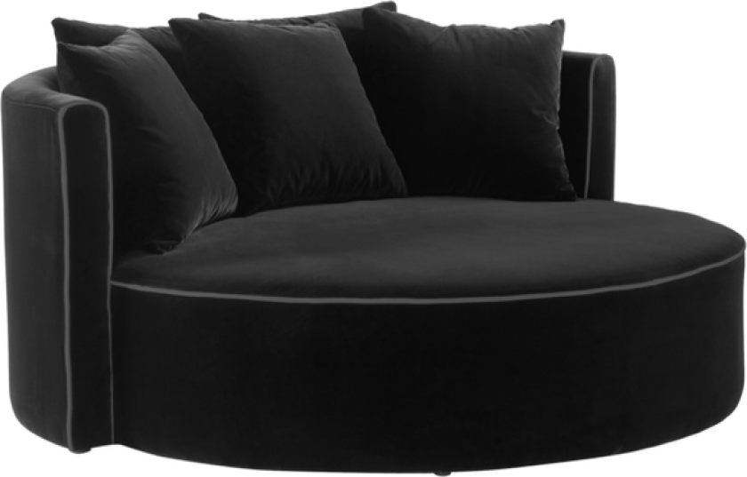 WYOMING sofa 2-seter Svart