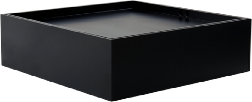 sofabord 100x100 cm Svart matt svart