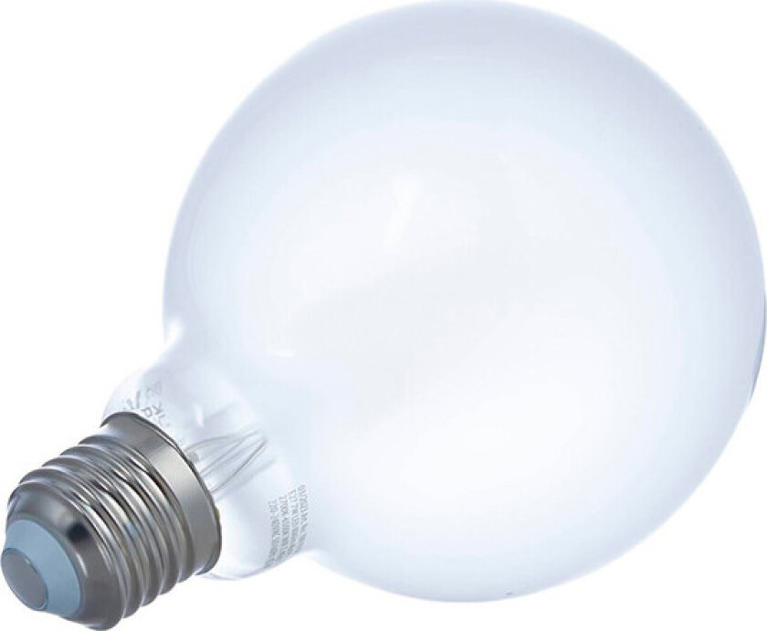 Smart LED-E27-pære G95 7W WLAN matt tunable white