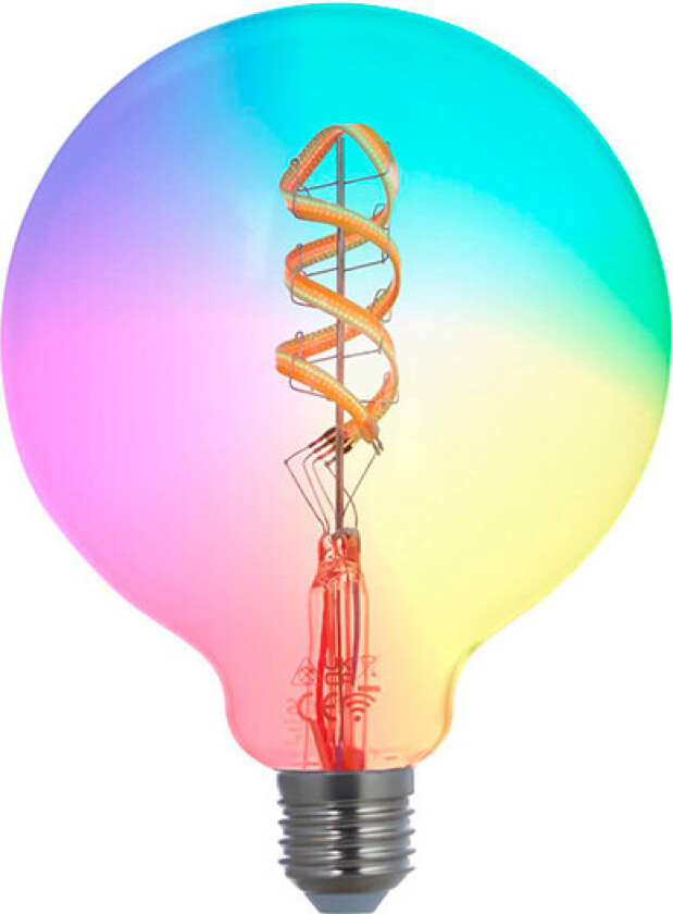 Smart LED E27 G125 4W RGB WLAN klar tunable white