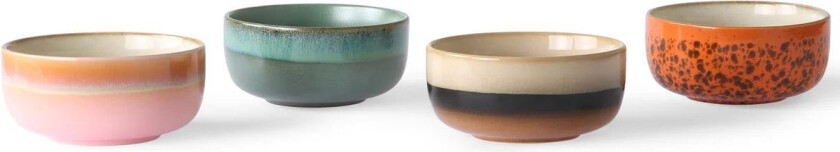 70's dessertskål 4-pk Multi