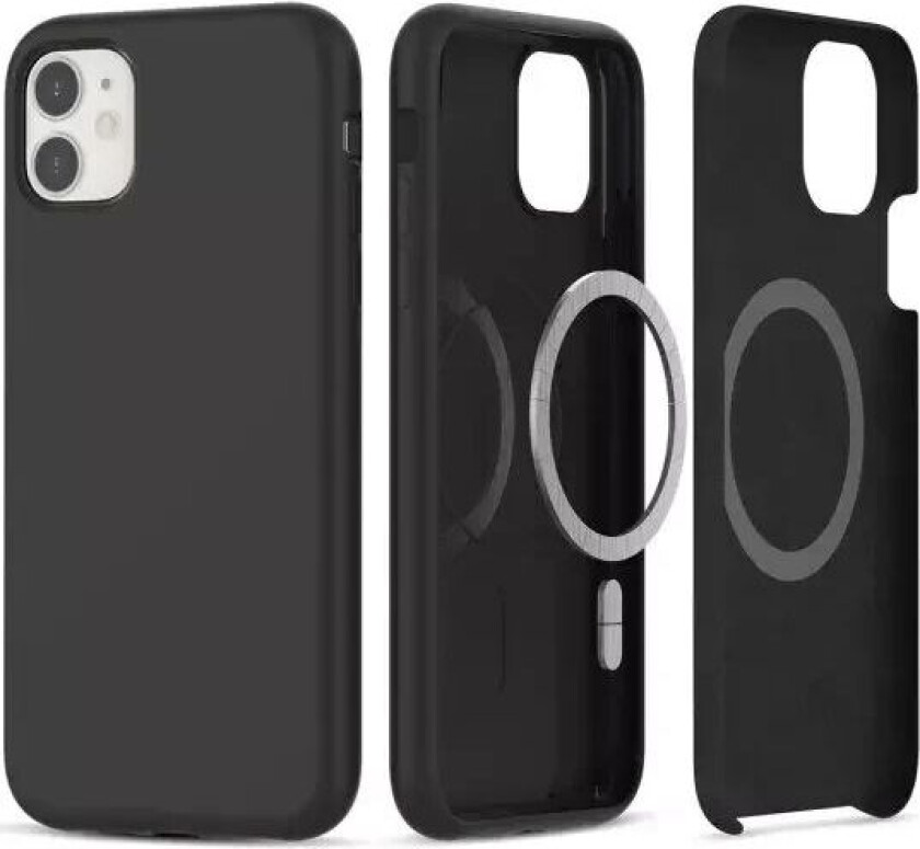Tech-Protect iPhone 11 Tech-Protect Silikon Deksel - MagSafe Kompatibel - Svart