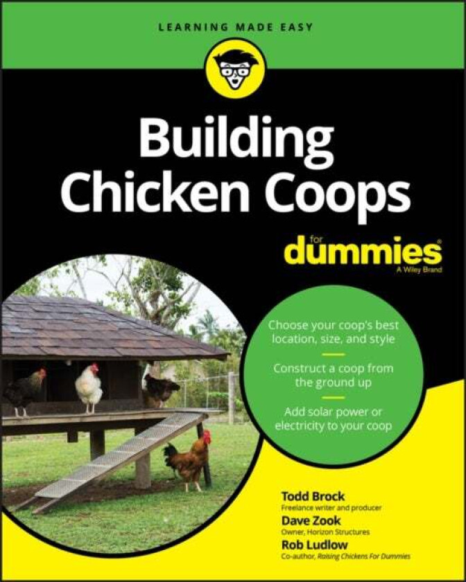 Building Chicken Coops For Dummies av Todd Brock, David Zook, Robert T. (Owner BackYardChickens.com) Ludlow