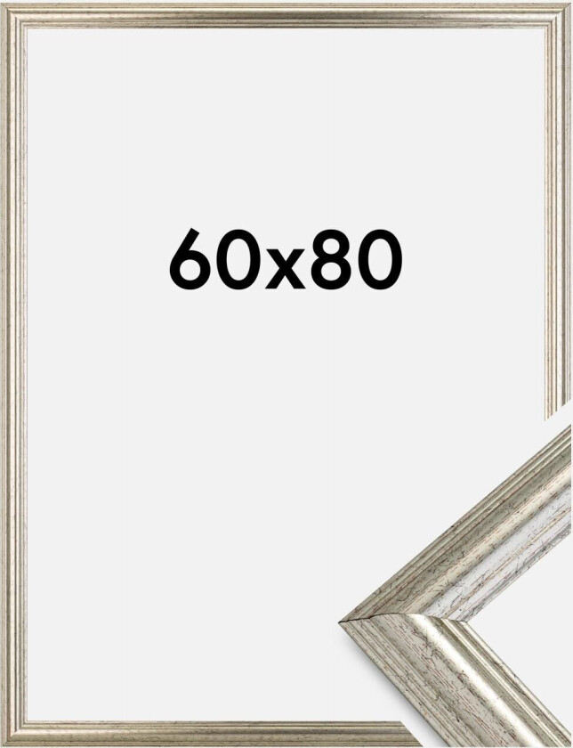 Ramme Västkusten Sølv 60x80 Cm