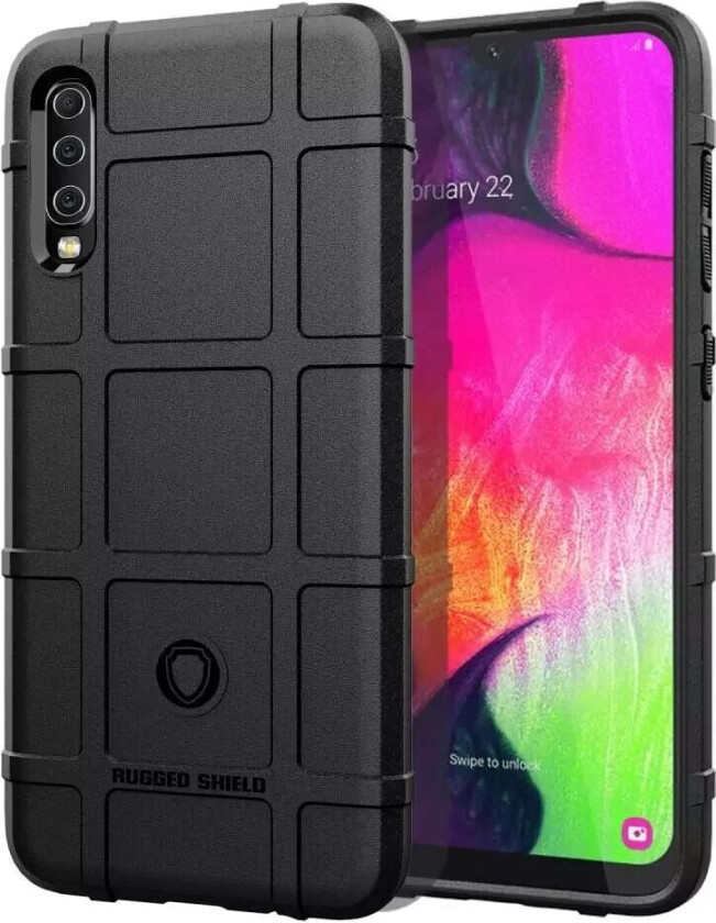 Samsung Galaxy A70 Solid Plastdeksel - Svart