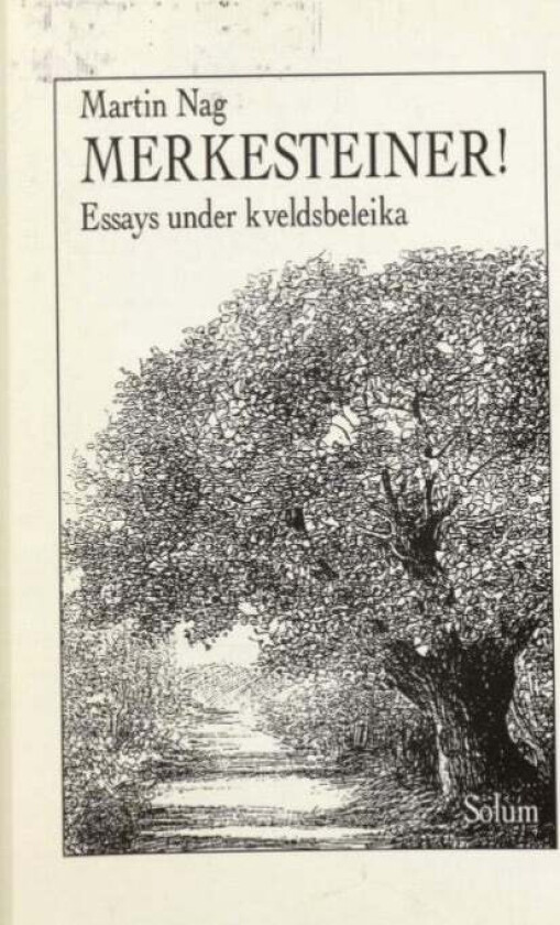 Merkesteiner! Essays under Kveldsbel-eika av Martin Nag