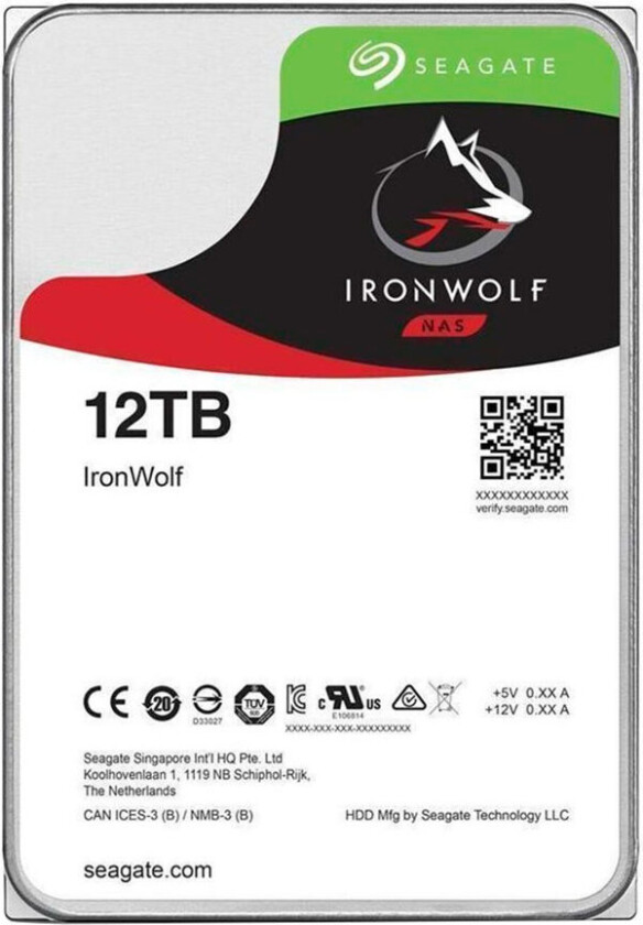 Ironwolf ST12000VN0008 12TB