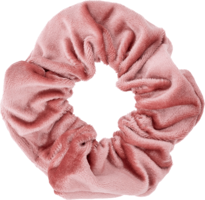 DARK Velvet Scrunchie Sparkled Rose