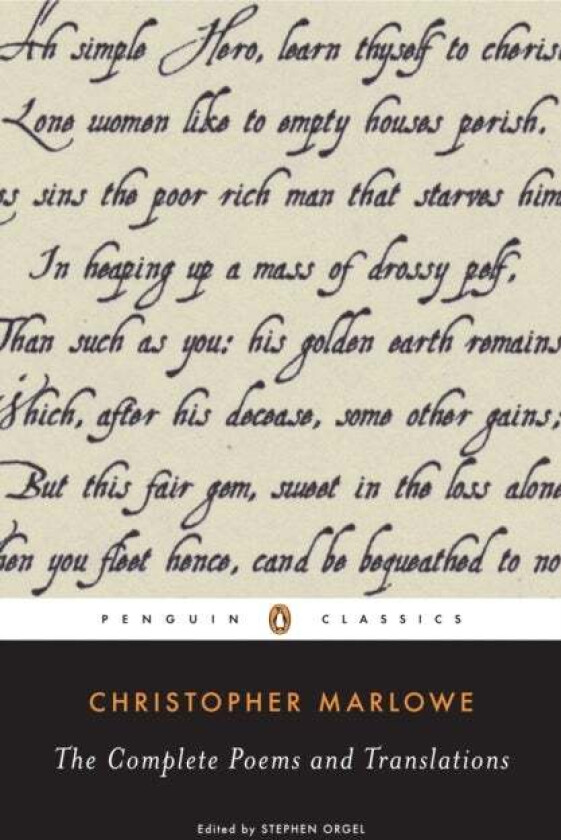 Complete Poems and Translations av Christopher Marlowe