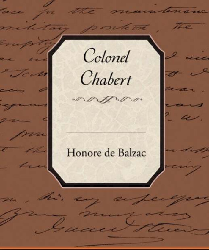Colonel Chabert av De Balzac Honore