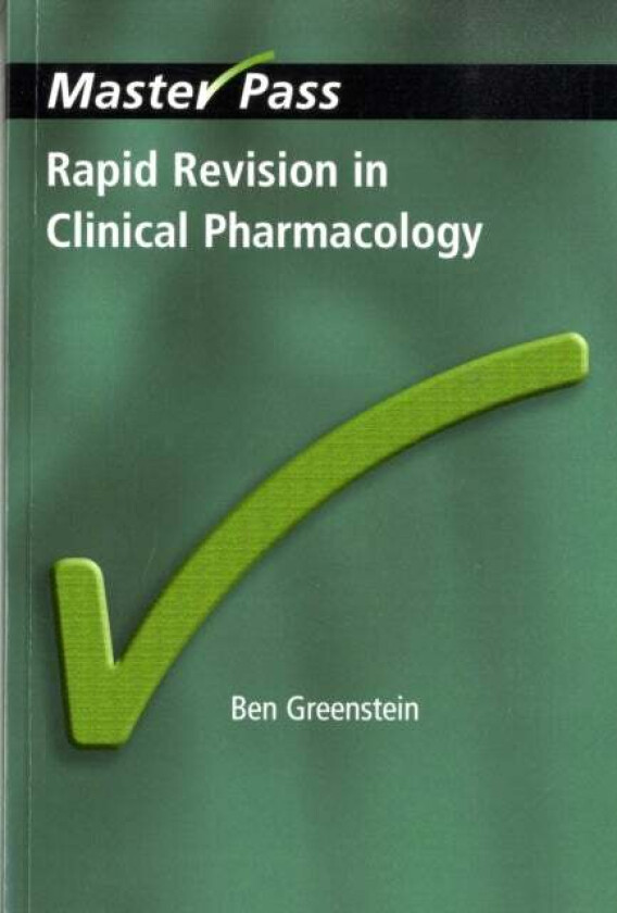 Rapid Revision in Clinical Pharmacology av Ben Greenstein